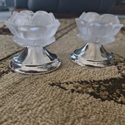 Set Of 2 Candle Holders 