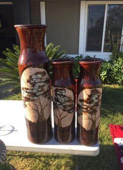 Set de 3 jarrones para decorar