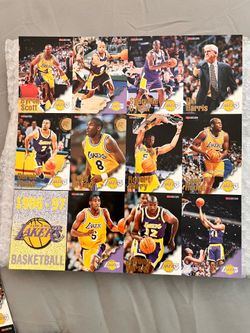 1996-97 NBA Hoops Lakers Kobe Bryant RC Uncut Sheets!! 7 Sheets total
