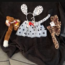 Dalmatian Girls Tutu , Tail & Headband Set & 4 Pieces Outfits -$8 EACH 