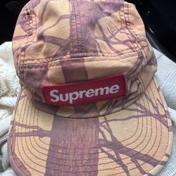FW12 Supreme Tree Camo camp cap vintage hat from 2012