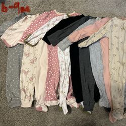 Baby Pajamas Onesies 6-9 Months