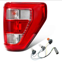 Halogen Tail Lights For 2021-2023 Ford F150 XL STX Right Passenger
Halogen With New Bulbs and Harness (w/o Blind Spot) Brake Rear Taillight Assembly R