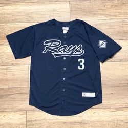 Tampa Bay Rays Evan Longoria #3 Genuine Merchandise Baseball Jersey Youth 2XL