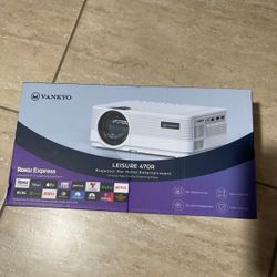 Vankyo Leisure 470R HD Mini Projector with Roku Express Streaming Player