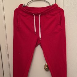 Red Joggers