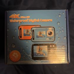Underwater Camera 4k Ultra 48 MP Waterproof Digital Camera Selfie Dual Screen