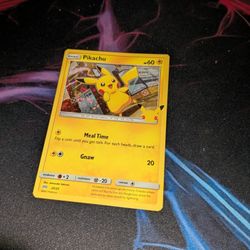 Pikachu Pokemon 25th Anniversary Holo Mcdonalds 