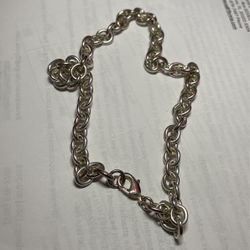 Sterling Silver Chain Rolo Link 16” TIFFANY STYLE CHAIN 