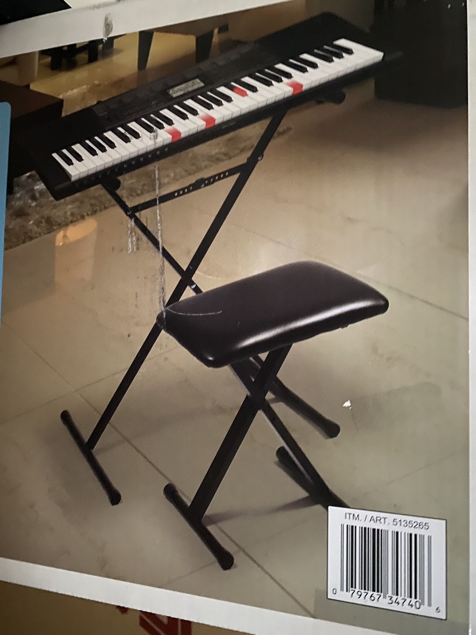 Casio 61 Key keyboard With Stand And Seat
