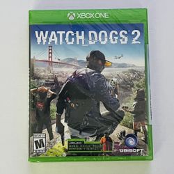 Xbox One Watch Dog 2 New Factory Sealed - Pick Up Only