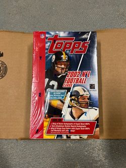 2002 Topps Football Hobby Sealed Box