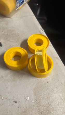 Yellow gas PTFE thread seal