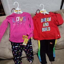Set Of Two, 2 Piece Outfits. Lego. Size 2T