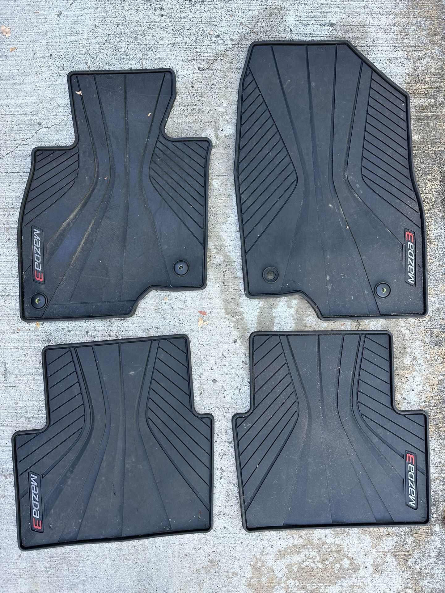 Mazda 3 OEM All Weather Floor Mats 