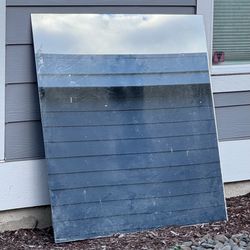 Large Unframed Mirror, 40” x 40” Square