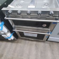 kitchen aid double oven duel feud new open box warranty new ready to deliver  warranty 