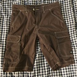 True Religion Brown Jorts 