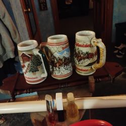 Budweiser Steins 