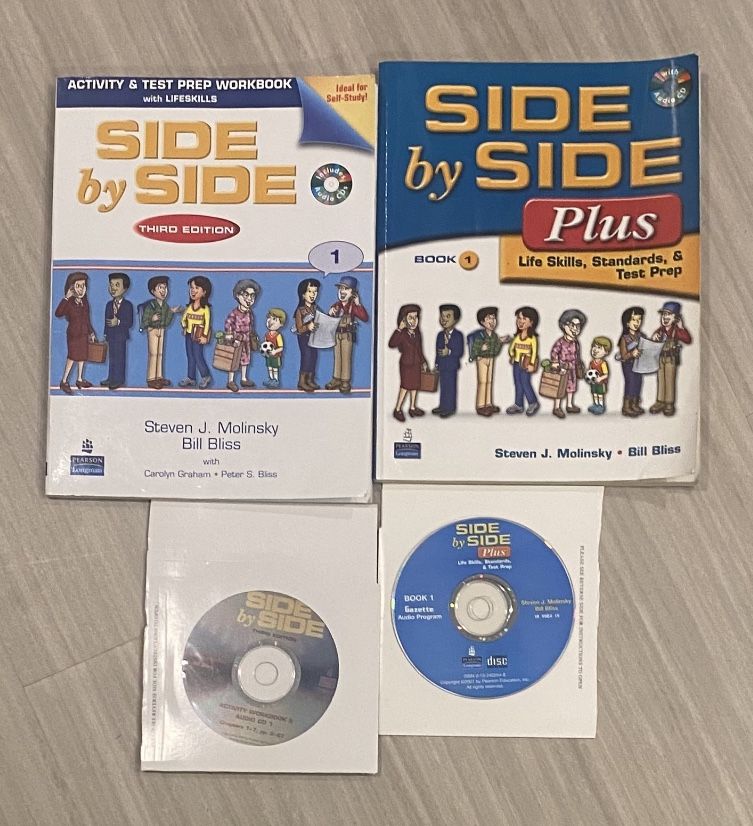 Side by Side Plus Book 1 & workbook + CDs