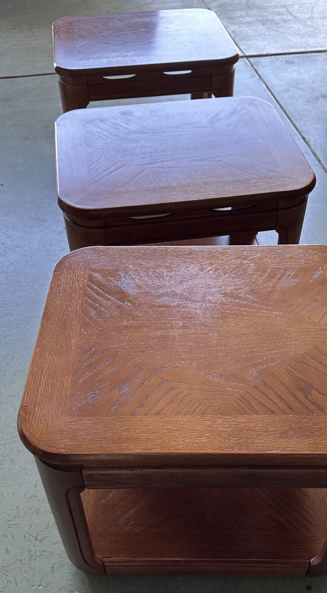 Oak End Tables