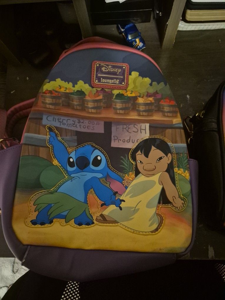 Stitch And Lilo Purse And Travel Backpack