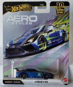 New! Hot Wheels Premium Car Culture Aero Styles Lexus RC F GT3