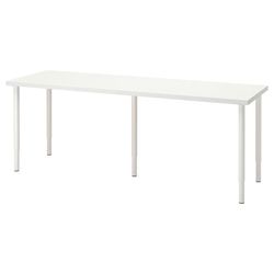  LAGKAPTEN Table, white, 78 3/4x23 5/8 