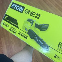Ryobi One+ 8 in. 18-Volt Lithium-Ion Battery Pruning Chainsaw (Tool-Only)