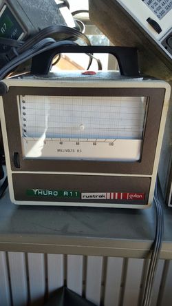 Milivolt dc single recorder