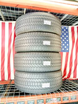 ✅ P275/50R22 BRIDGESTONE ALENZA A/S02 ALL SEASON 275 50 22 USED TIRES SET