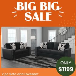 2 Pc Sofa And Loveseat 