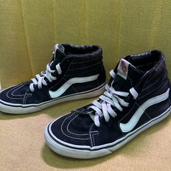 VANS Sk8-Hi Black & White Shoes