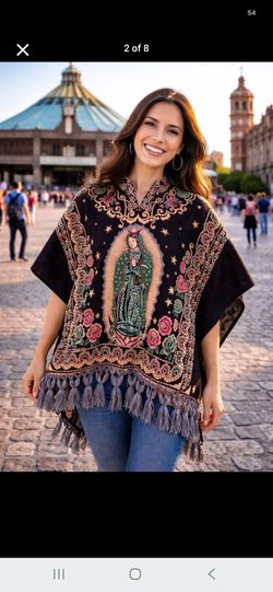 Gaban (Jorongo) artesanal de la Virgen de Guadalupe