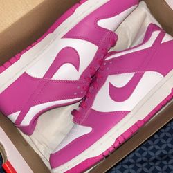 Nike Dunk Low Active Fushia Size 6.5y