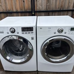 LG electric washer and dryer with free delivery