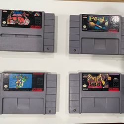 Super Nintendo Cartridges 