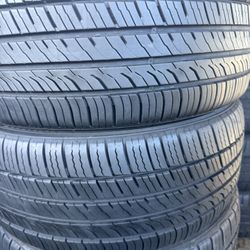 2 semi new tires 215/45r17 kumho 🤑free installation ‼️