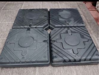 40lb each base weights set of 4