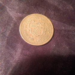 1980s Showbiz Pizza Place Rare Token.