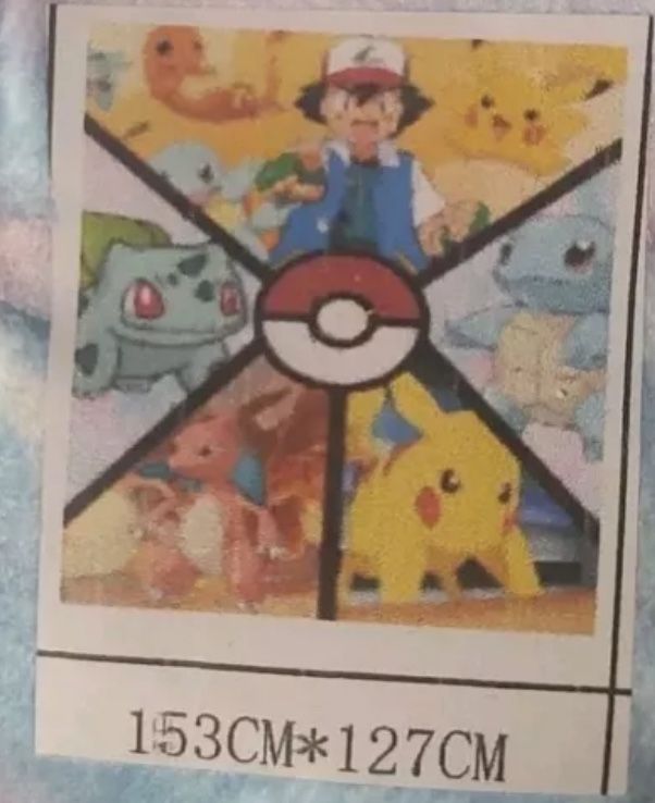 Pokemon Christmas Gift Sofa Kids Blanket 40"x50" Brand New