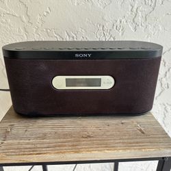 Vintage Sony S-air Radio Works Good