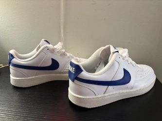White And Blue Nikes