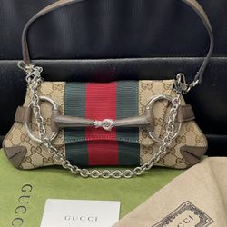 GUCCI HORSEBIT CHAIN SMALL SHOULDER BAG