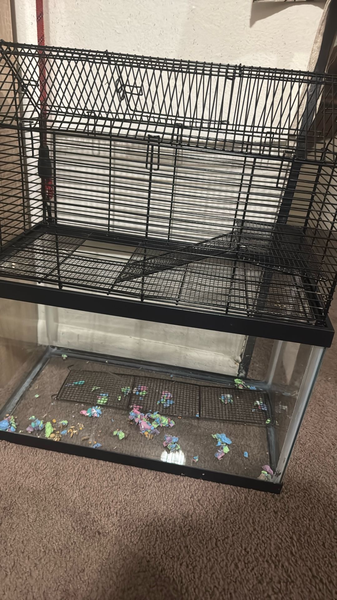Hamster Or Gerbil Cage Aquarium 2 Story