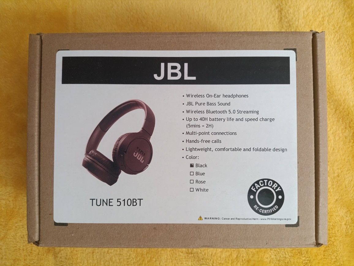 JBL Base Wireless Bluetooth Headphone  Open Box