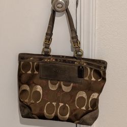 Coach Brown Medium Purse