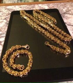 Gold Plated Byzantine Set