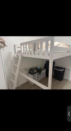 Wooden Loft bunk bed
