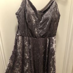 Crushed Velvet Sparkle Dress